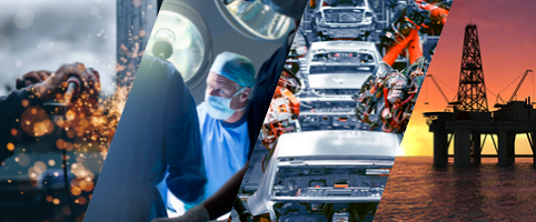 insurance industries construction healthcare manufacturing energy  